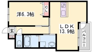 グランチェスタの物件間取画像